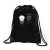 it glows Drawstring Bags