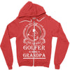 Golfer Grandpa Zipper Hoodie