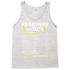 February Girl Facts Aquarius Tank Top
