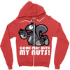 come play with my nuts Zipper Hoodie