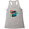 wake up and fight Racerback Tank