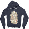 bad tempered rodents Zipper Hoodie
