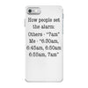 alarm iPhone 7 Case