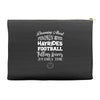 dreaming about pumpkin spice hayrides footbal falling leaves family ti Accessory Pouches