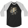 torn rib cage 3/4 Sleeve Shirt