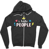 I Hate People Zipper Hoodie