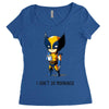 i don't do mornings Women's Triblend Scoop T-shirt