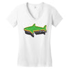pool shark Women's V-Neck T-Shirt