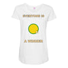 everyone is a winner Maternity Scoop Neck T-shirt