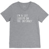 i'm a lot cooler on the internet V-Neck Tee