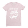 let's go an adventure (for dark color) Ladies Fitted T-Shirt