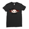 April Peeking Out Baby Boy in Spanish Ladies Fitted T-Shirt