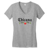 Chicana Women's V-Neck T-Shirt