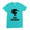 air khabib silhouette Ladies Fitted T-Shirt