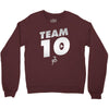 team 10  silver Crewneck Sweatshirt