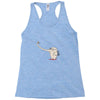 lonely traveller Racerback Tank
