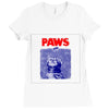 paws (jaws) Ladies Fitted T-Shirt