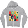 family of thrones Zipper Hoodie