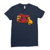 pizza and cats Ladies Fitted T-Shirt