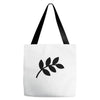 daun hitam Tote Bags