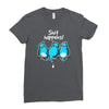 shit happens Ladies Fitted T-Shirt