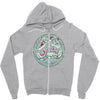 angry bulldog Zipper Hoodie