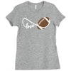 football infinity love Ladies Fitted T-Shirt