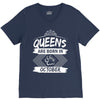 Queens Are Born In October V-Neck Tee