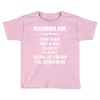 Super December Girl Toddler T-shirt
