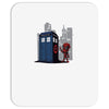 defacing the phonebox hoody Mousepad
