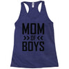 mom of boys Racerback Tank