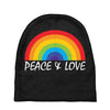 Peace &amp; Love Baby Beanies