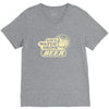 save water drink beer V-Neck Tee