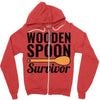 wooden spoon survivor (2) Zipper Hoodie