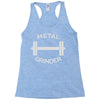 gym dumbbell Racerback Tank