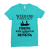 fishing funny Ladies Fitted T-Shirt
