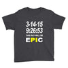 pi day 2015 pie math Youth Tee