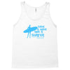 surf board surfer australia save a wave ride a surfer ocean Tank Top