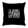 majestic advisory Throw Pillow