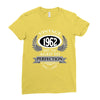 vintage quality without compromise 1962 aged to perfection Ladies Fitted T-Shirt