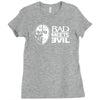 bad meets evil mask Ladies Fitted T-Shirt
