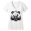 bad panda Women's V-Neck T-Shirt