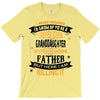 Super Cool Granddaughter Of A Freaking Awesome Father T-Shirt