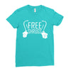 free shrugs Ladies Fitted T-Shirt