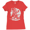 movie retro Ladies Fitted T-Shirt