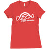 respect your mum Ladies Fitted T-Shirt