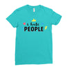 I Hate People Ladies Fitted T-Shirt