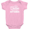 queens are born in september Infant Clothing