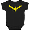captain marvel Baby Bodysuit
