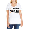 No One Fights Alone Ladies Curvy T-Shirt